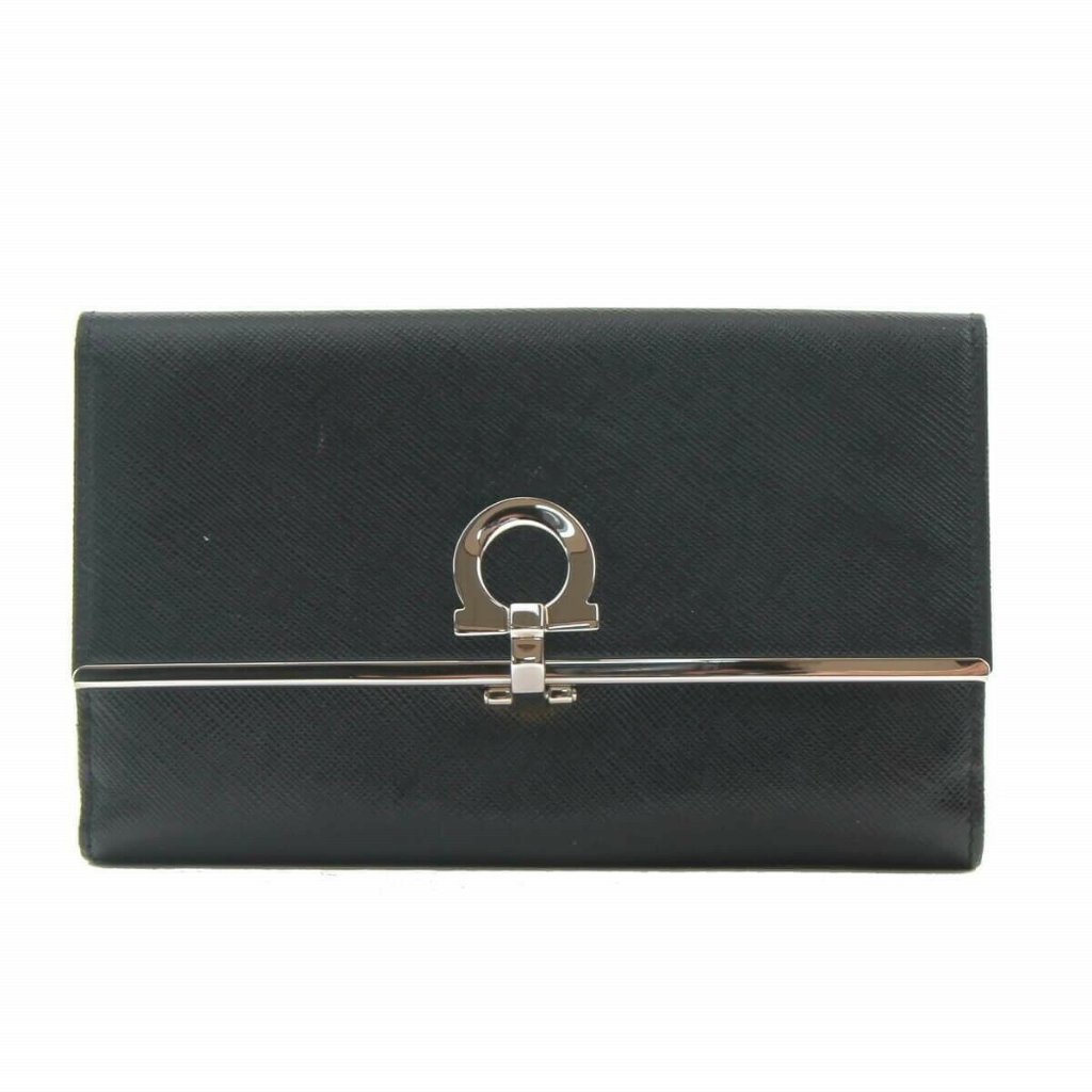 Salvatore Ferragamo Gancini Icona Vitello Wallet